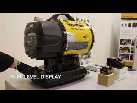 Master DC61SETCOMPL DC61 Batterie-/230-Volt-Infrarot-Dieselheizung 17 kW mit Batterie und Ladegerät