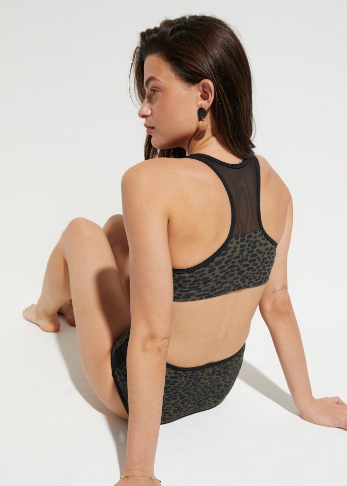Bustier Bikini (2-tlg.Set) mit Prothesentasche aus recyceltem Polyamid