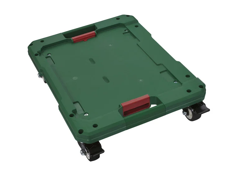 Carrinho PARKSIDE® para caixas sortidas com alças práticas para transporte.