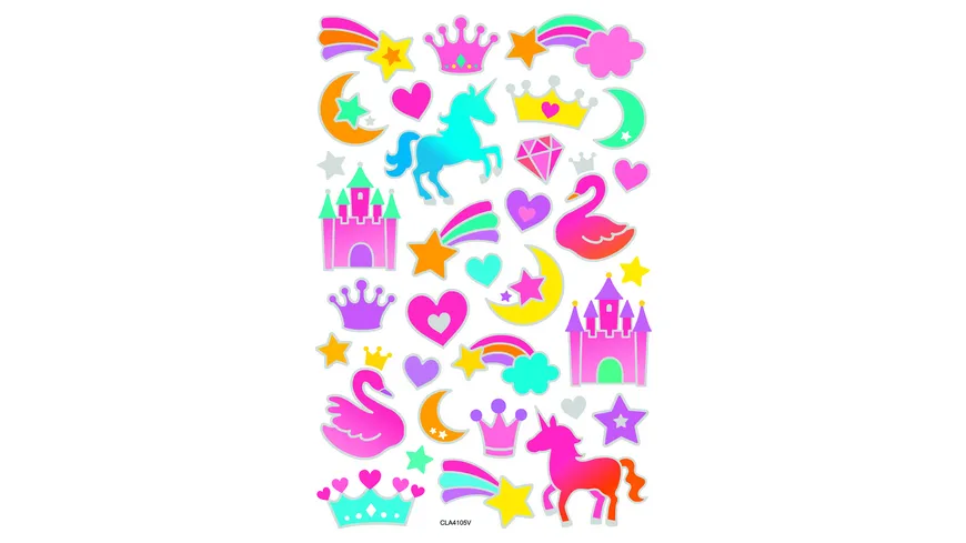 folia Bubble-Sticker FANTASY 14x21cm