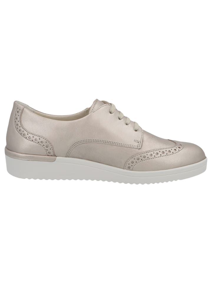 Solidus Damen- Schnürschuhe Kathy - Weite K in Beige günstig kaufen 44