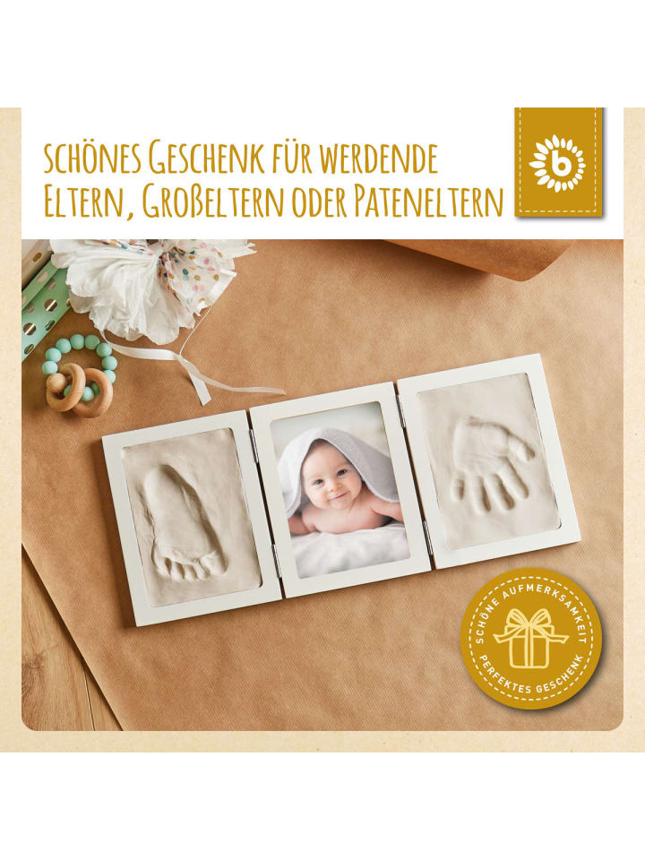 Bieco Spielwaren Abdruckbild Gipsabdruck Komplettset in Weiß günstig kaufen onesize