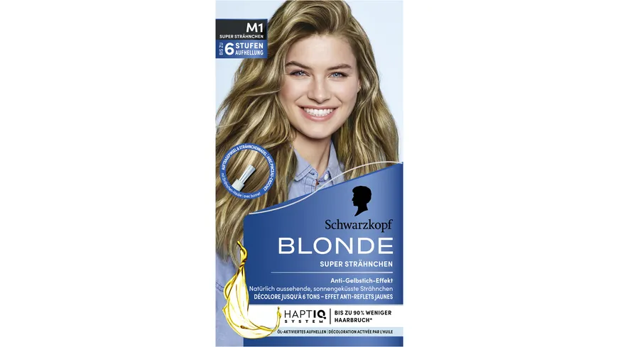 BLONDE Super Strähnchen M1 - Stufe 3