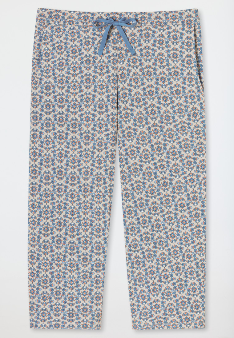 Hose 3/4-lang multicolor gemustert - Mix+Relax