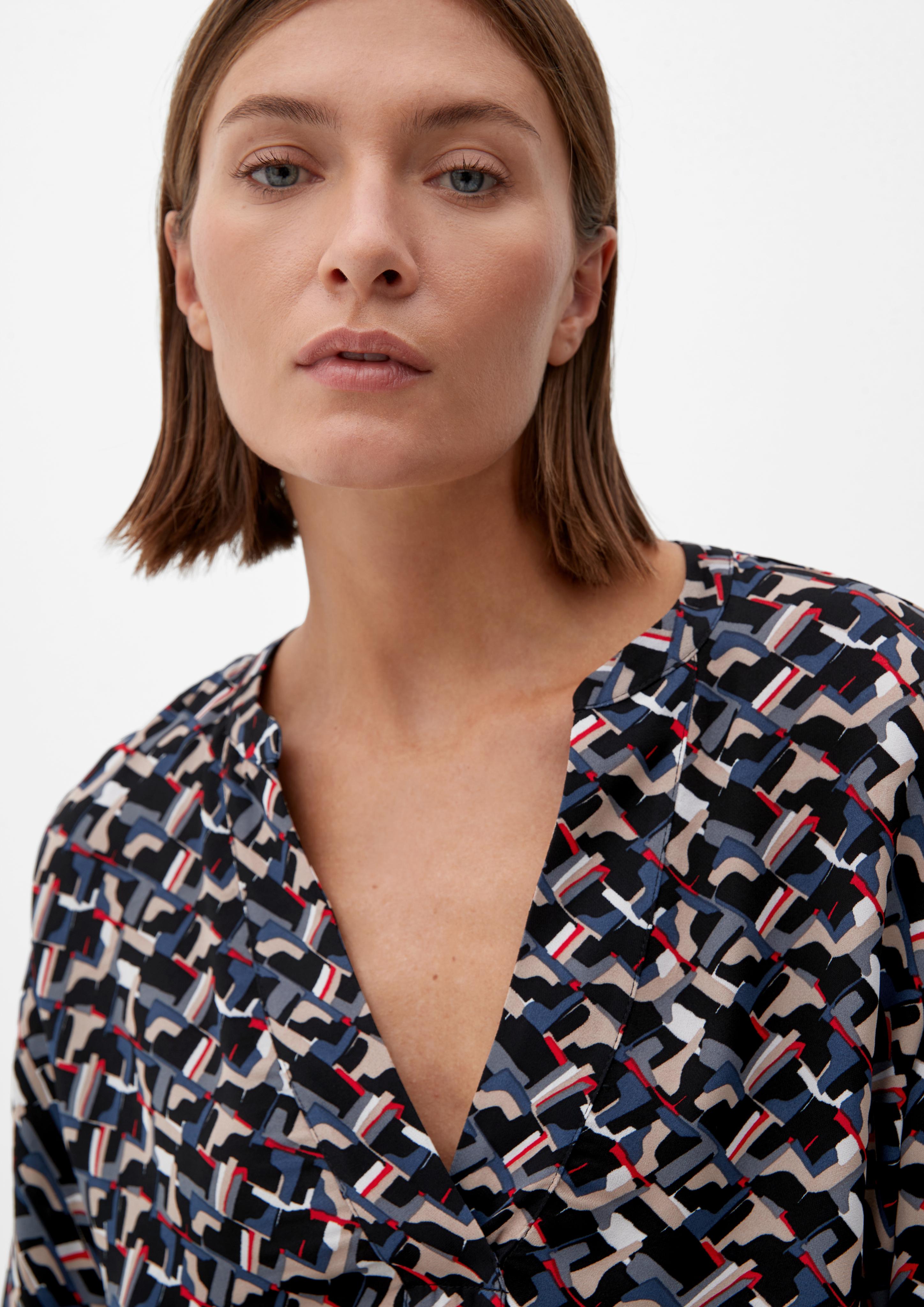 Bluse aus Viskosecrêpe  2121616-99A1