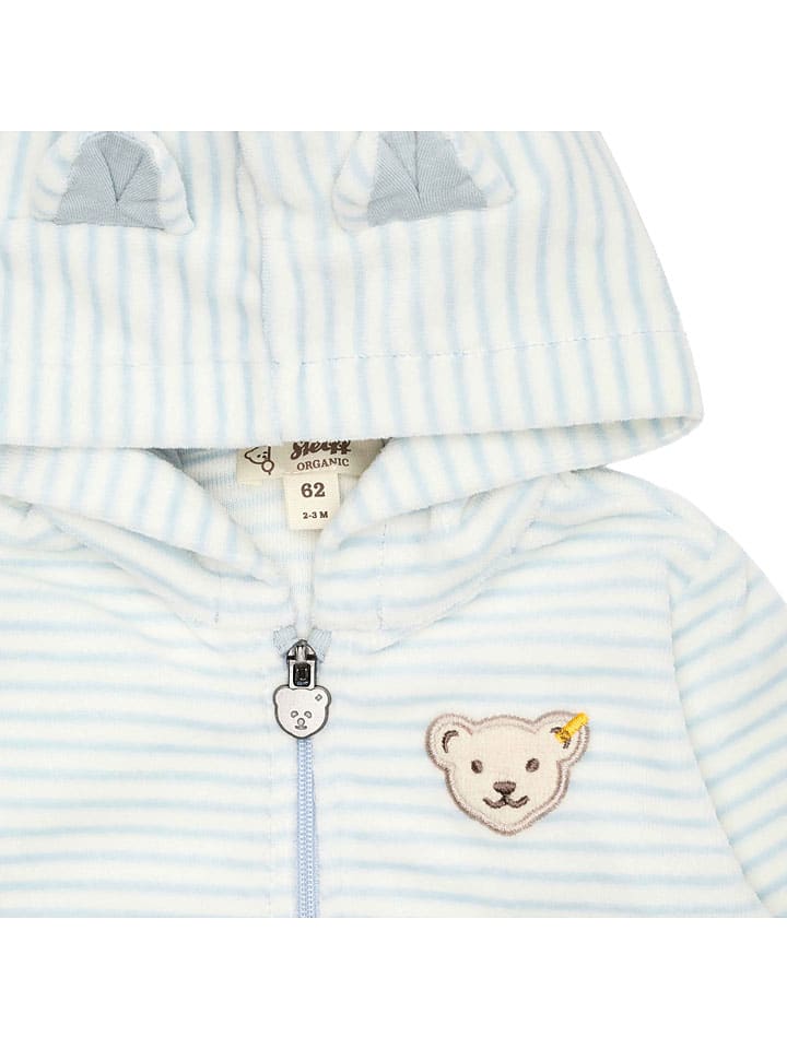 Steiff Sweatjacke in Hellblau günstig kaufen