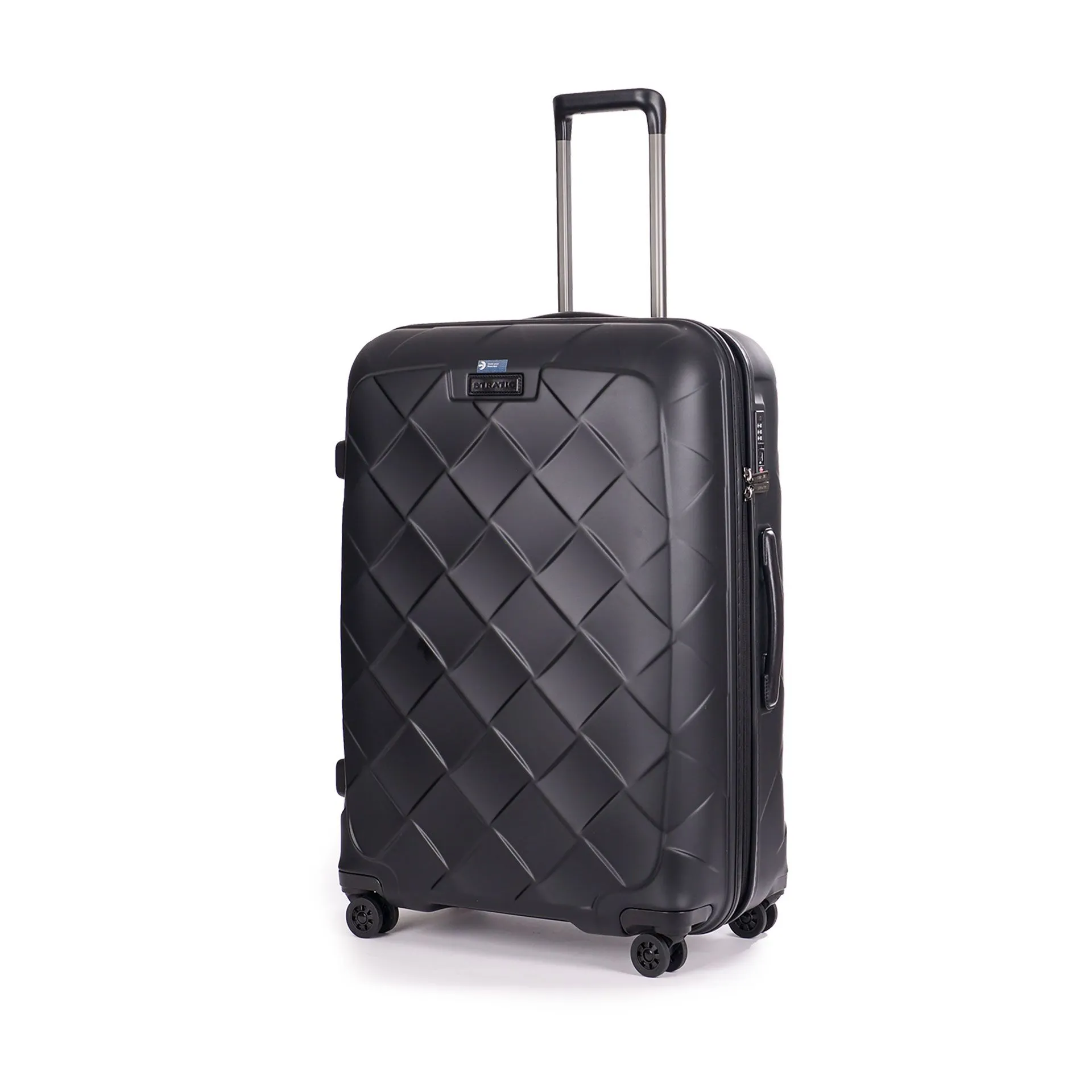 Stratic Leather&More - Hartschalen-Koffer L (bis 76cm) - matt black