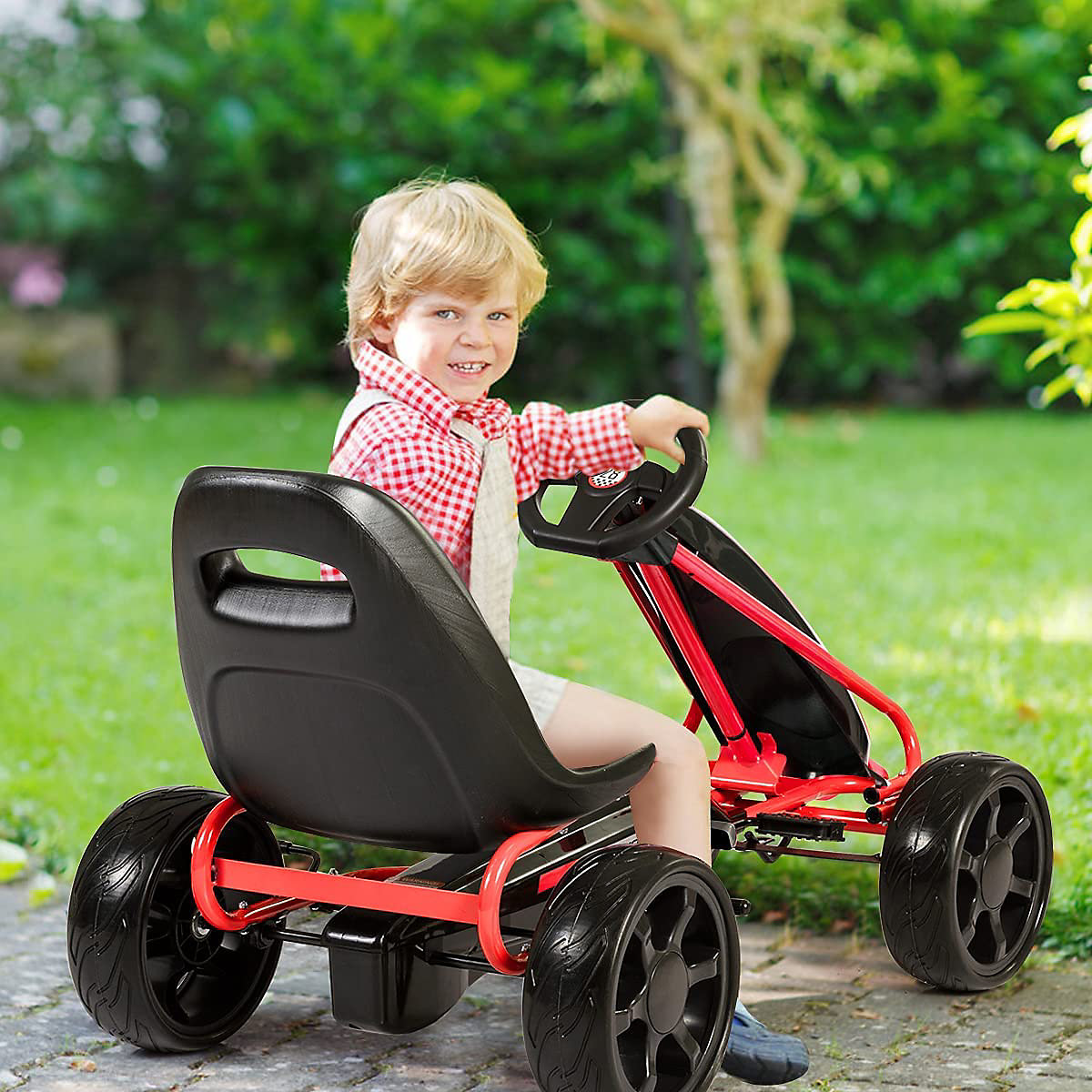 Gokart Mit Handbremse & EVA-Rädern