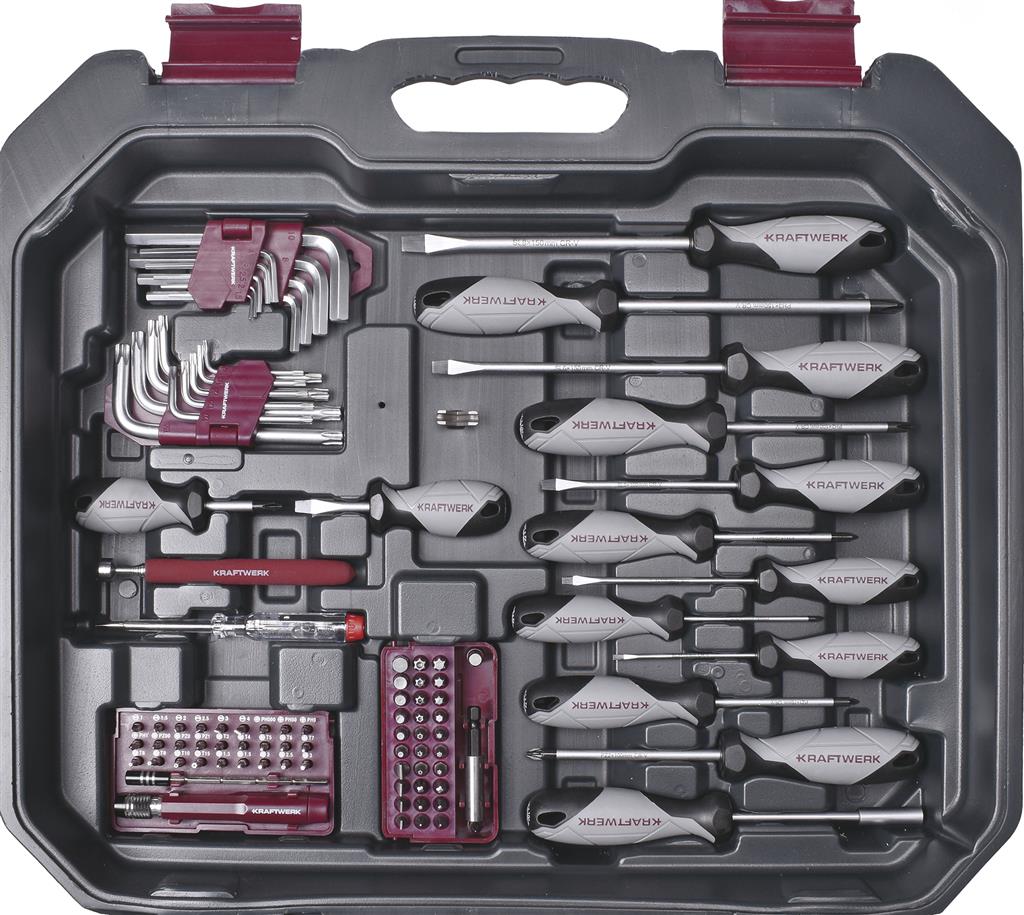 Kraftwerk 204.106.600 Filled Tool Case 266-piece