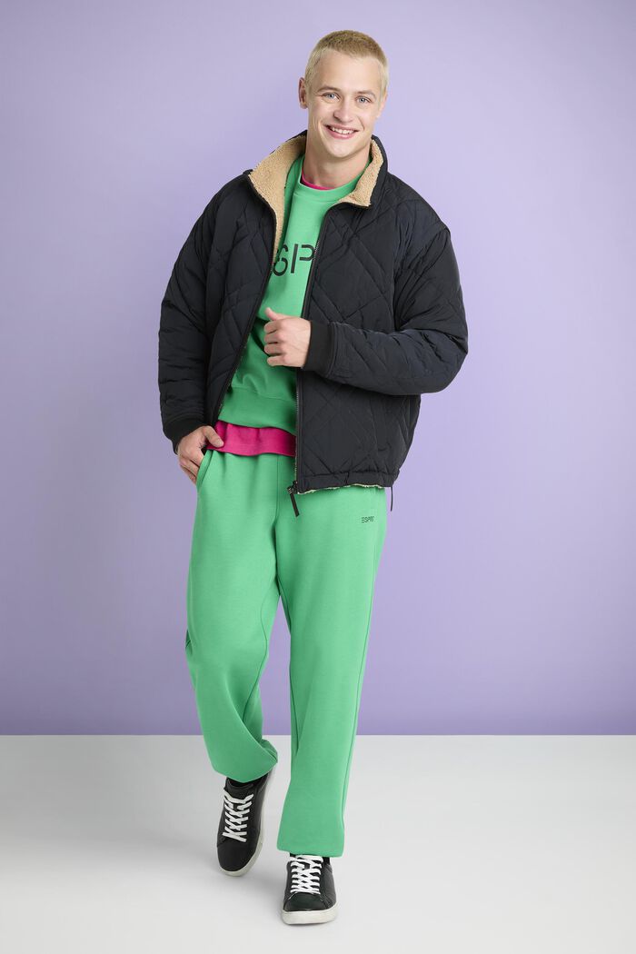 Wendesteppjacke mit abnehmbaren Ärmeln