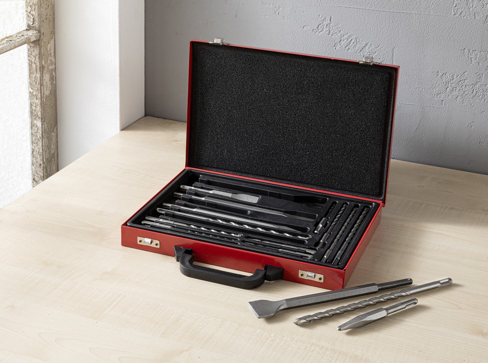 Kraft Werkzeuge SDS Plus Hammerbohrer-Set, 17-teilig