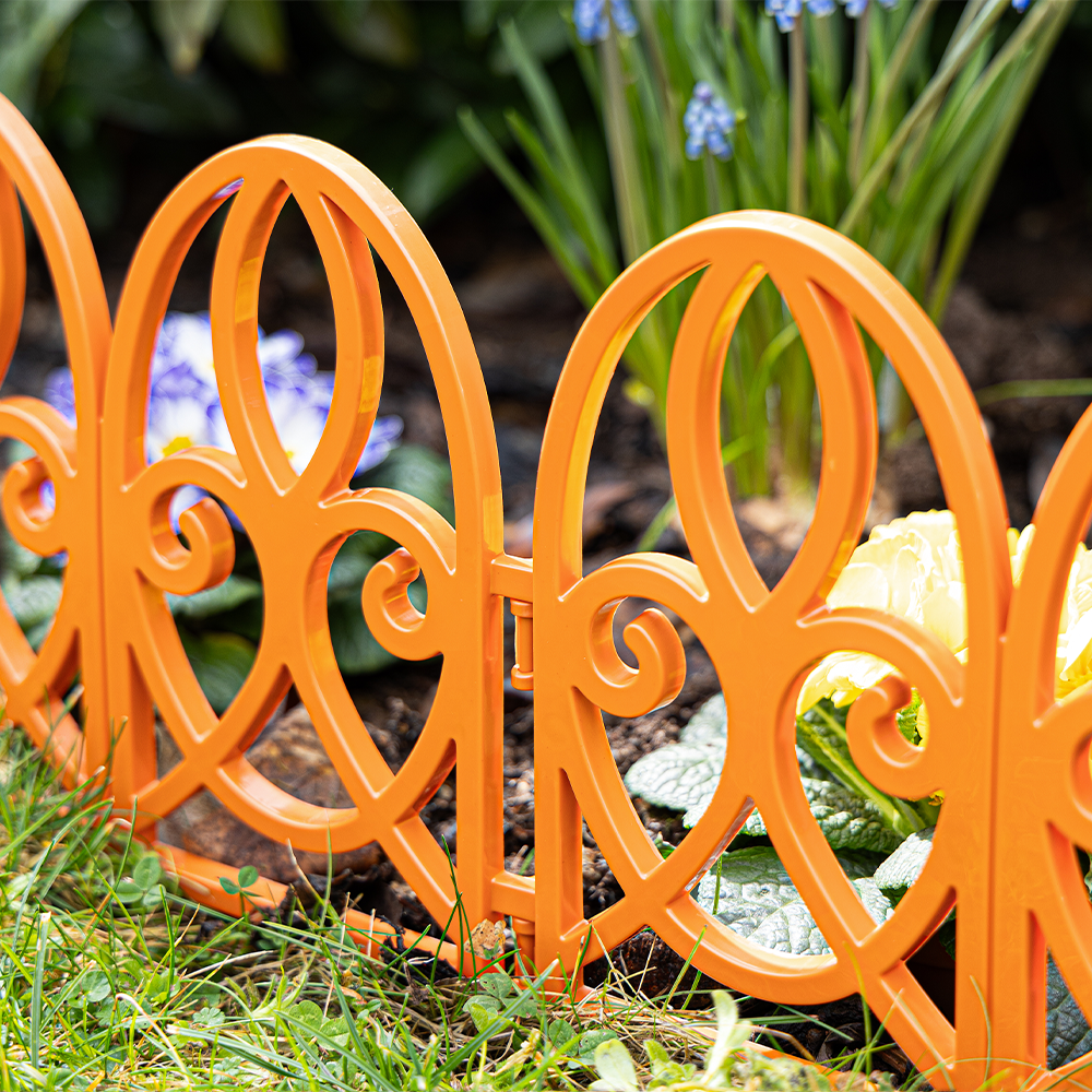 Powertec Garden Gartenzaun-Set 10 teilig aus PP, ca. 56 x 29,5 cm