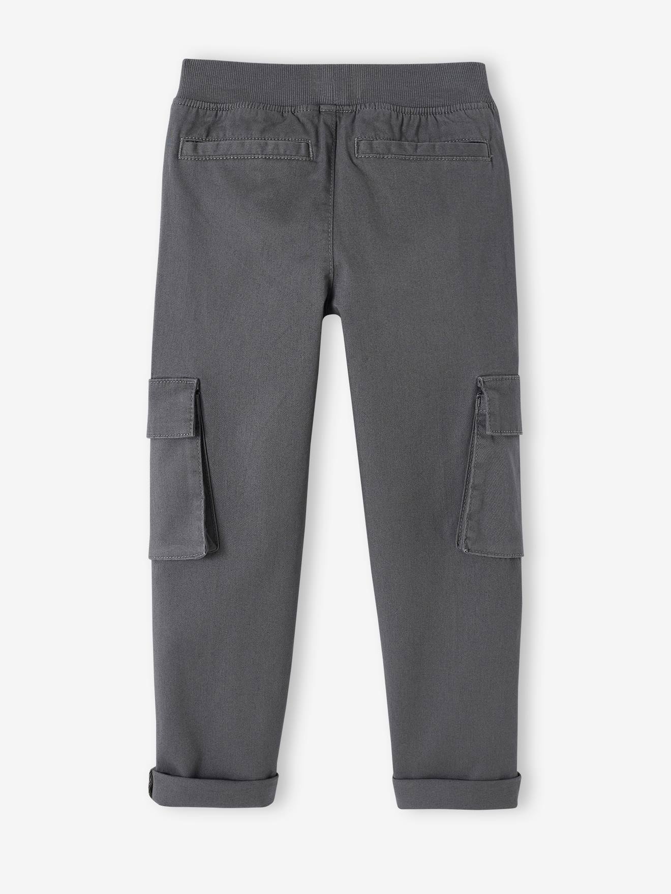 Pantalon cargo MorphologiK facile à enfiler garçon Tour de hanches FIN bronze