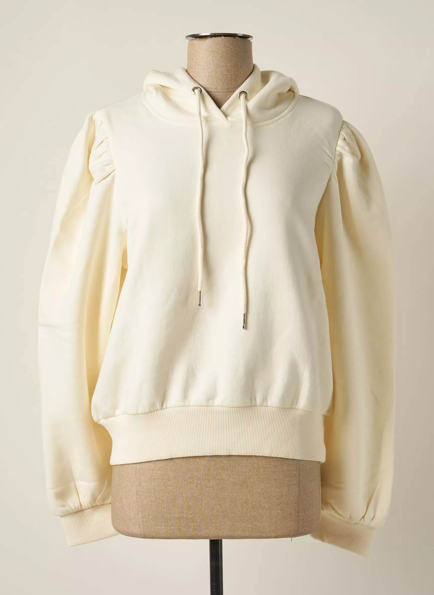 Second Female Sweat Capuche Femme couleur beige