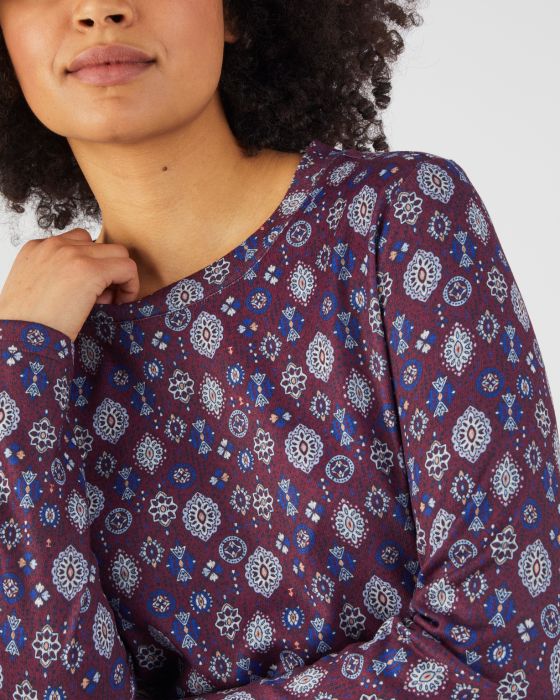Tee-shirt maille chaude, manches longues