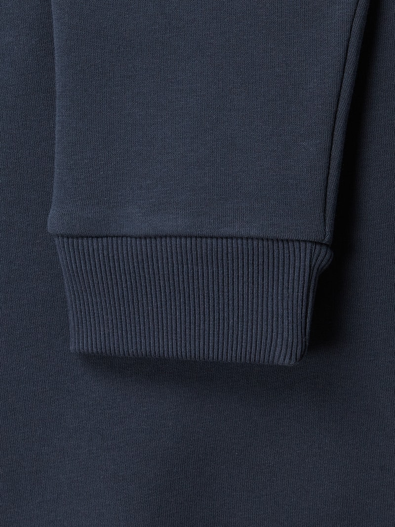 Sweatshirt aus Baumwollmischung in dunkelblau