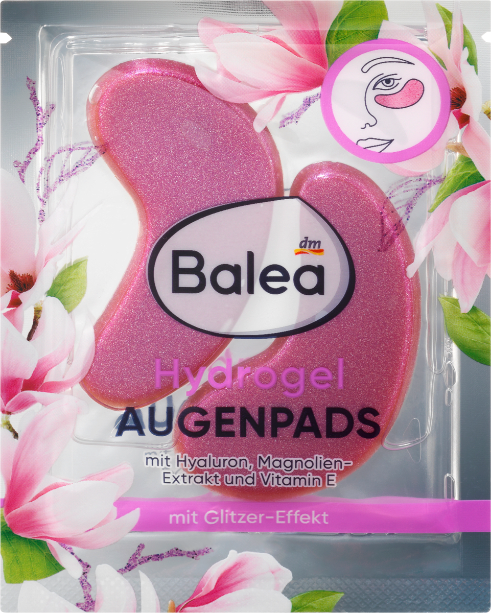 Augenpads Hydrogel Glitzer (1 Paar), 2 St