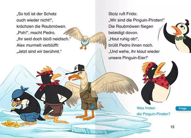 Leserabe - 2. Lesestufe: Die Pinguin-Piraten