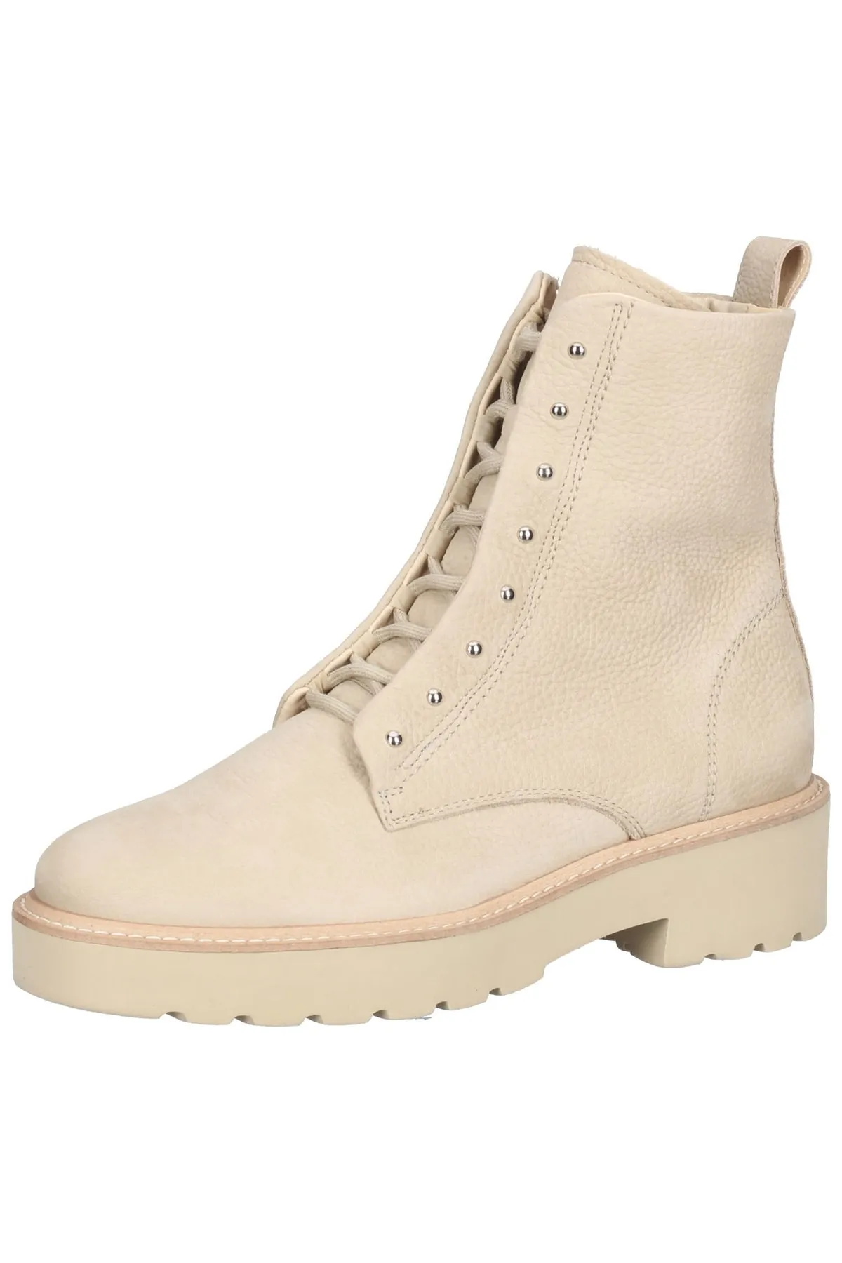 Paul Green  Stiefelette - Beige - Blockabsatz