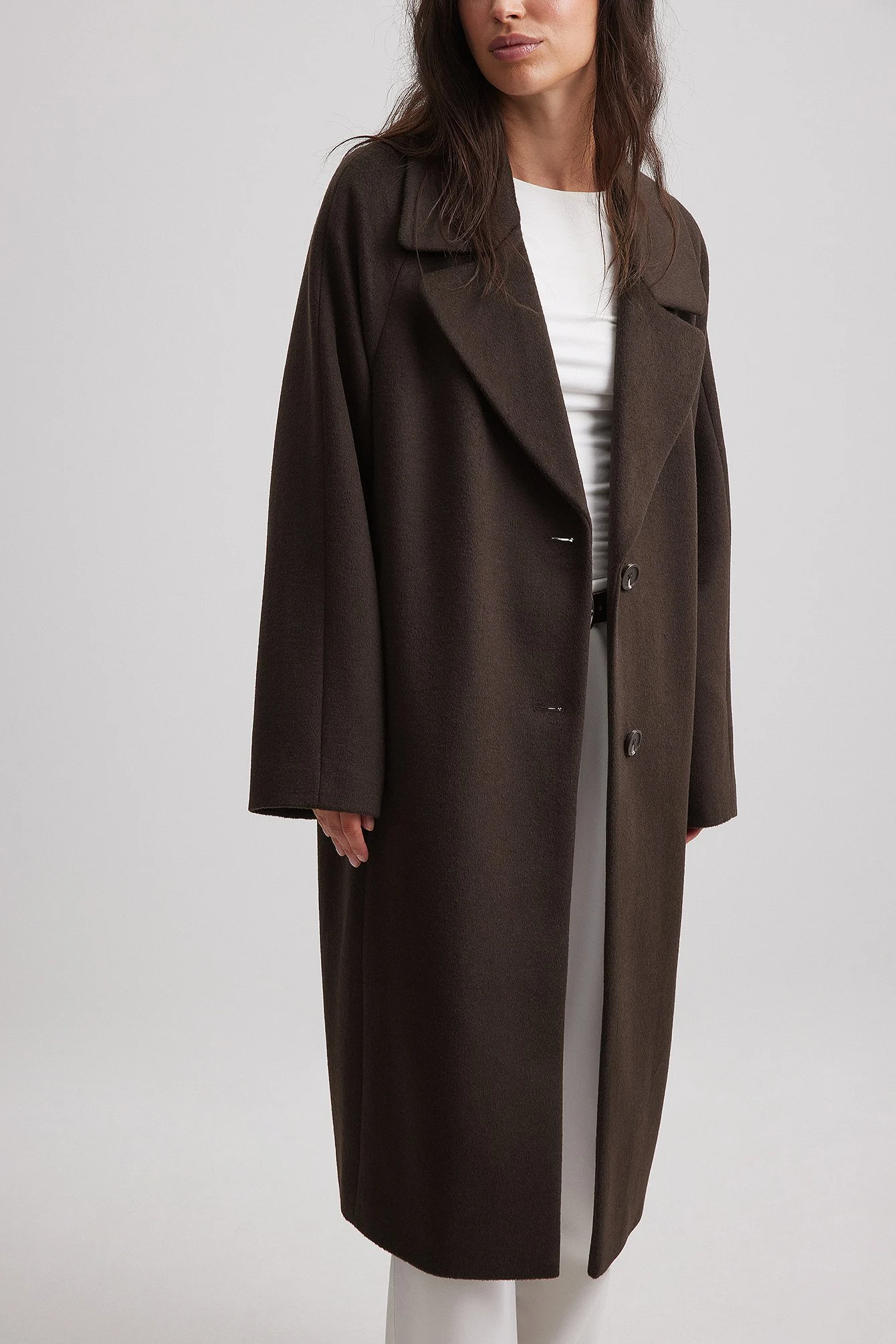 Oversize Mantel aus Wollmischung