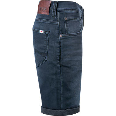 MUSTANG, Jeansshorts Chicago, Regular Fit, Baumwoll-Stretch, blau