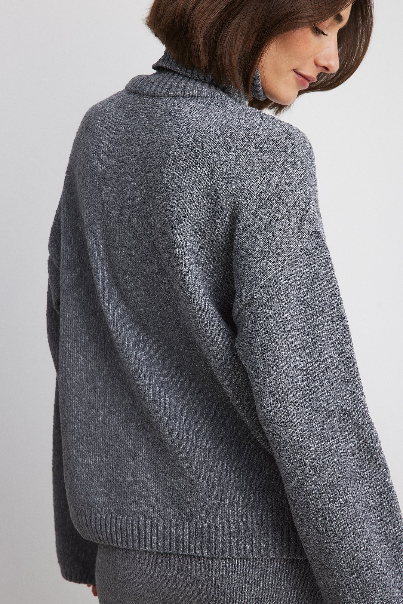 Strickpullover mit Polokragen