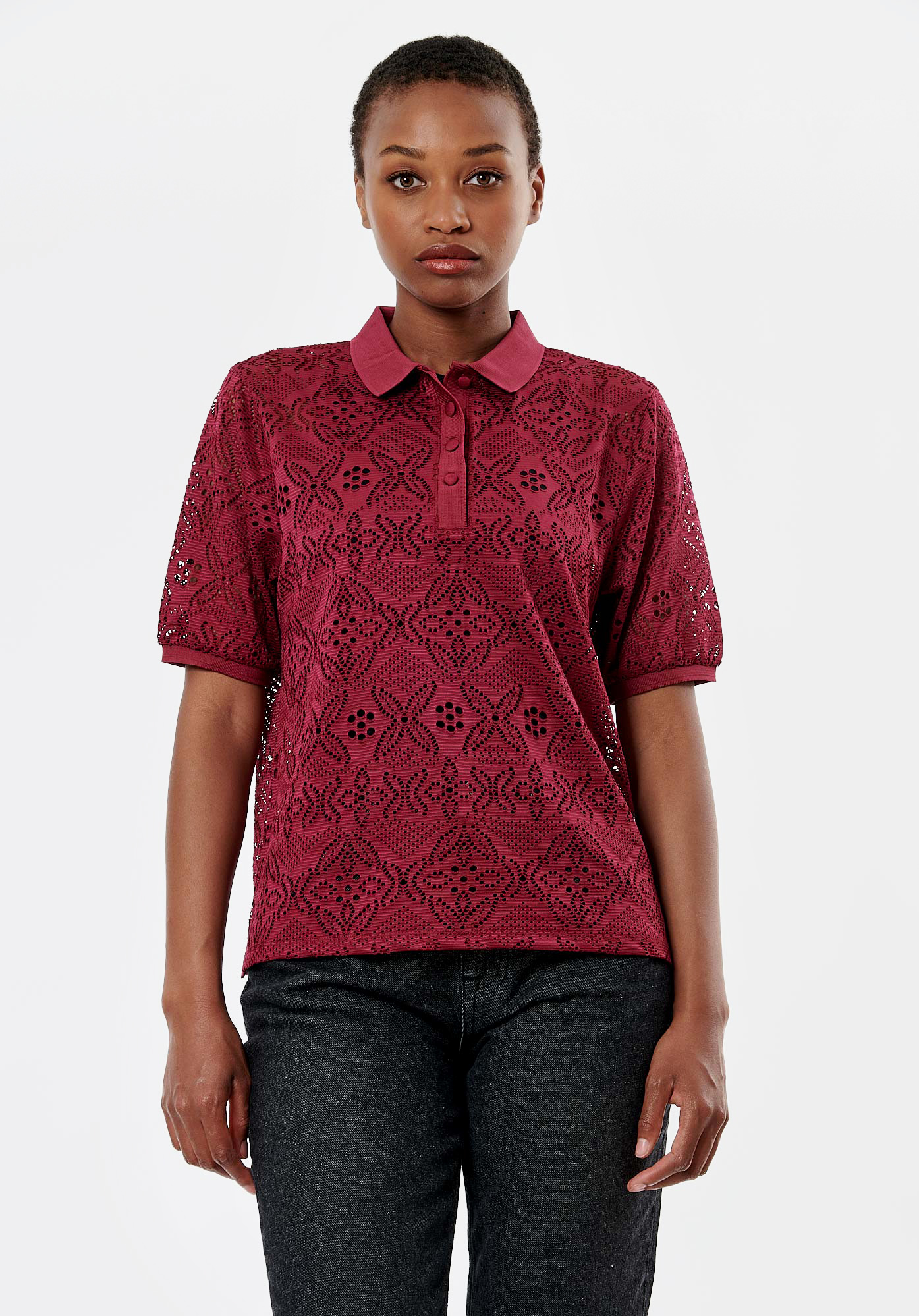 LEGER  Polo fuchsia femme