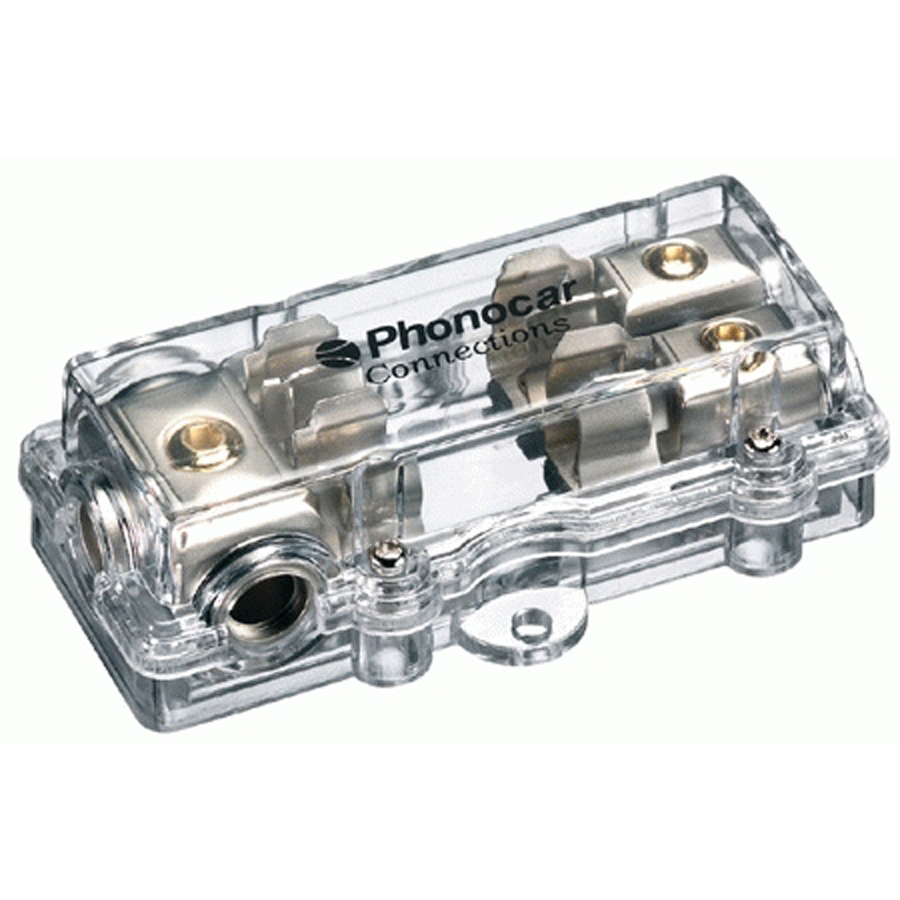 Sicherungshalter 04487 für 2 Sicherungen mit 10x38 mm, von Phonocar, 1 Stück - ATU
