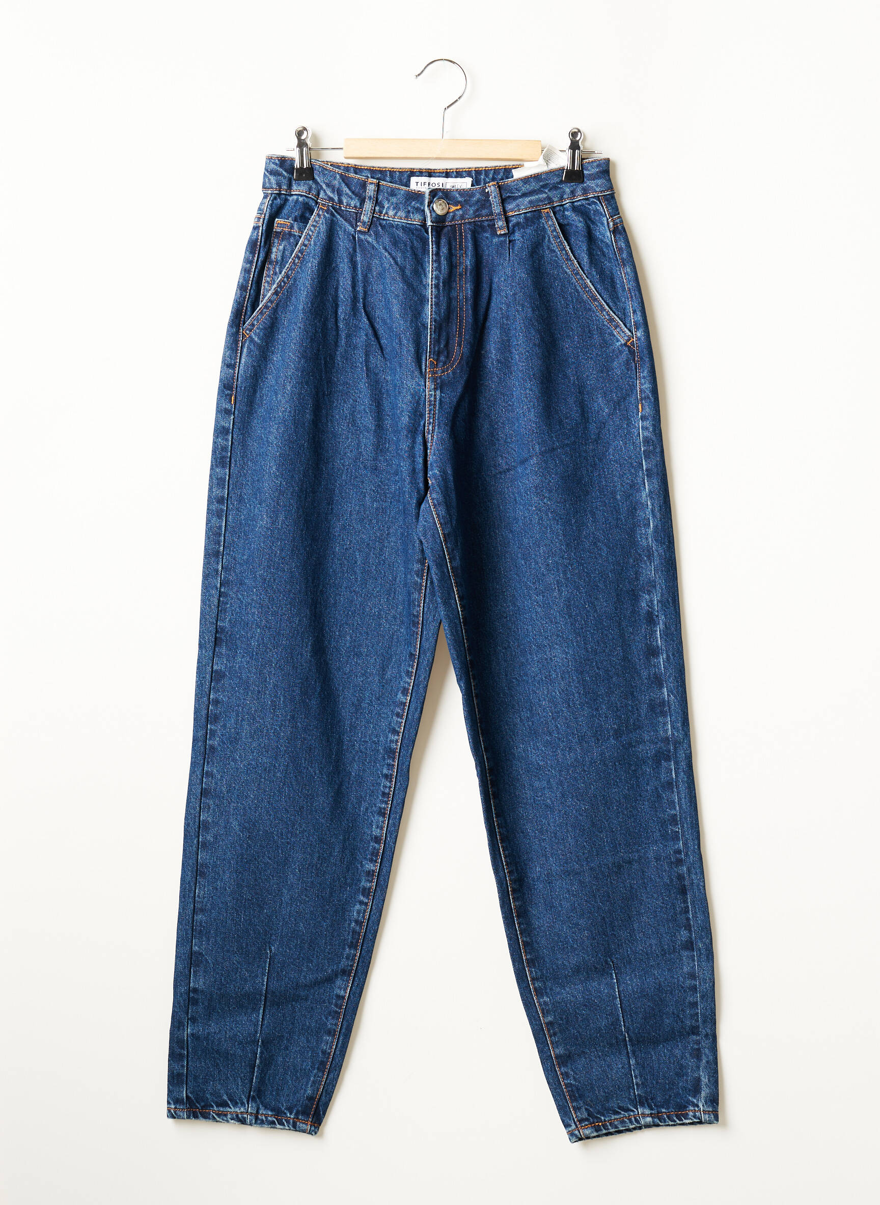 Tiffosi Jeans Coupe Droite Fille couleur bleu