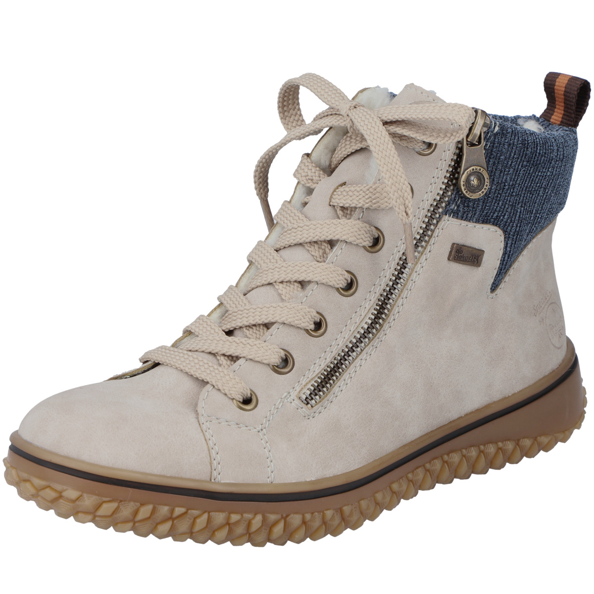 Rieker Z4209 Schnürboots creme