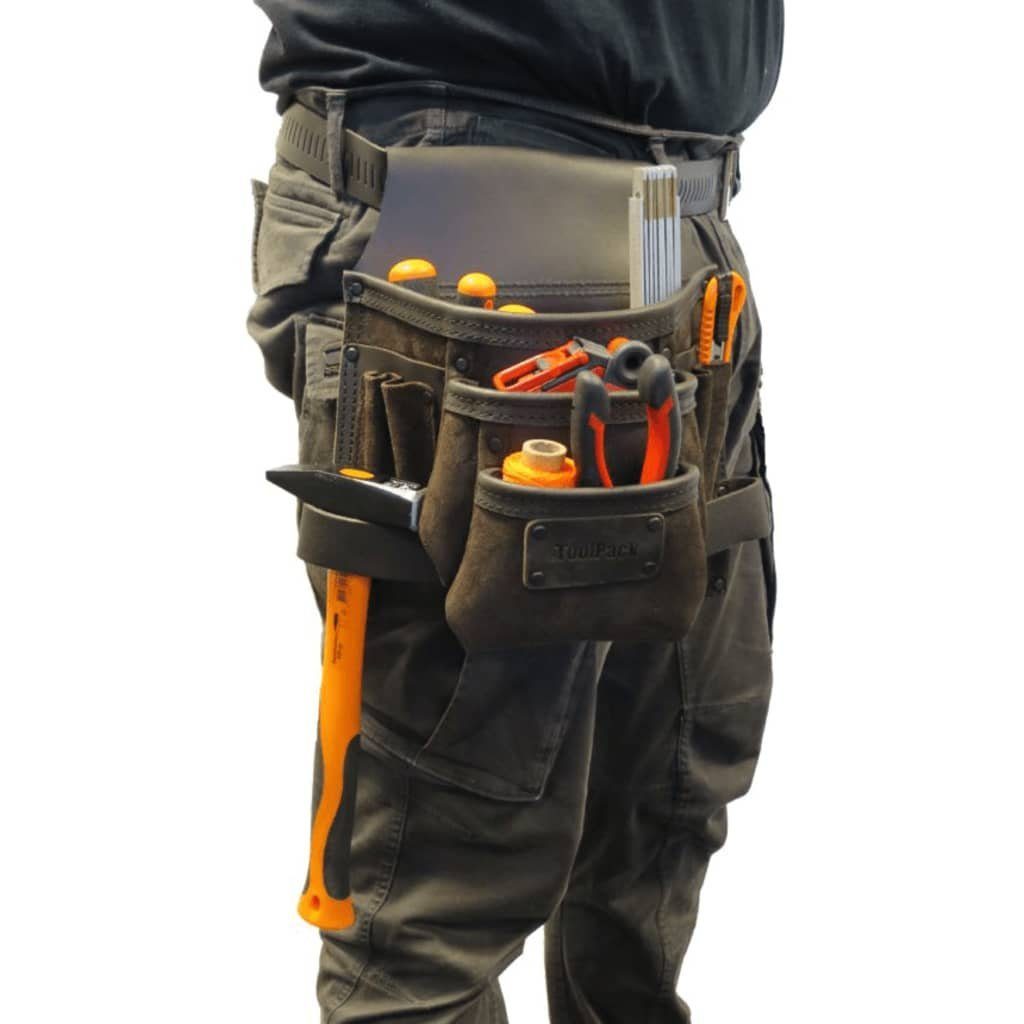 Toolpack Hosenträger Profi-Werkzeuggürtel Capital Braun (1-St)