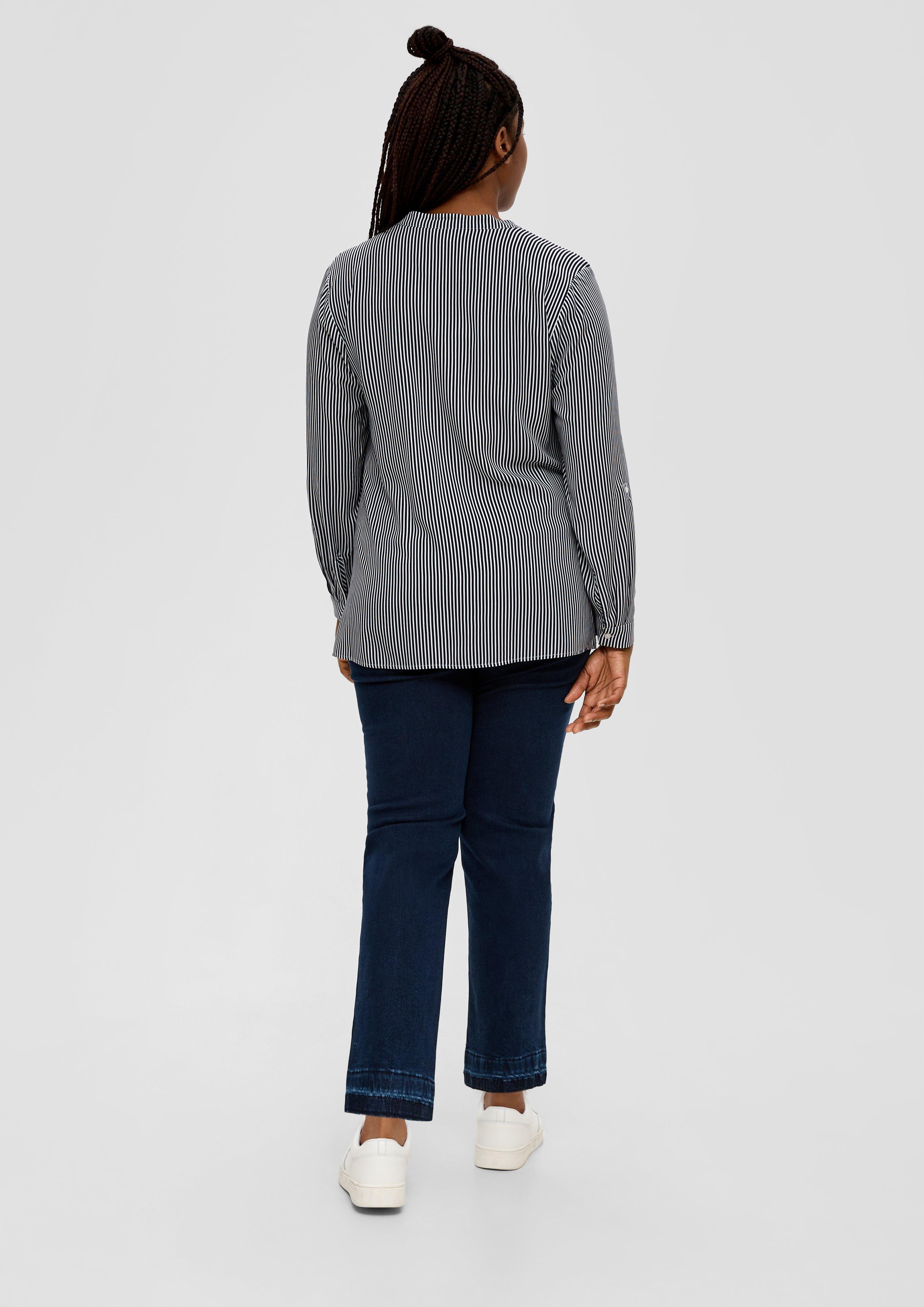 Viskosebluse mit Tunika-Ausschnitt  2136039-59G1