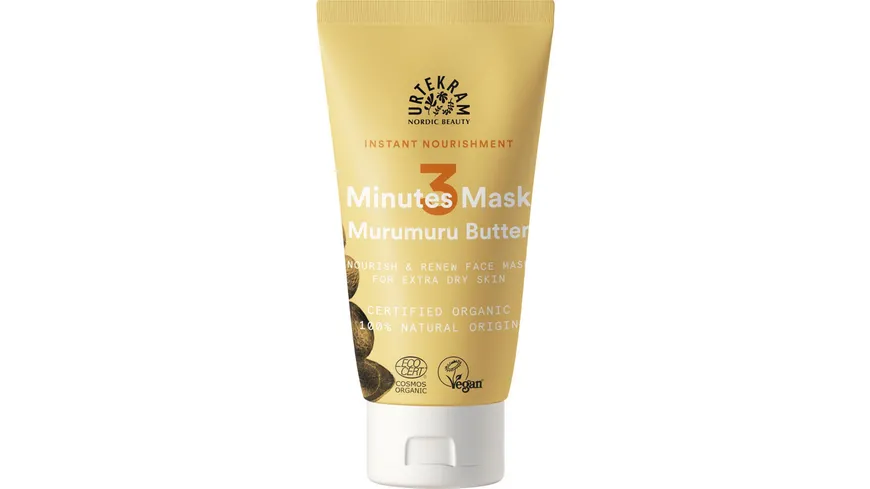 URTEKRAM Mask 3 Minutes Murumuru Butter 75 ml