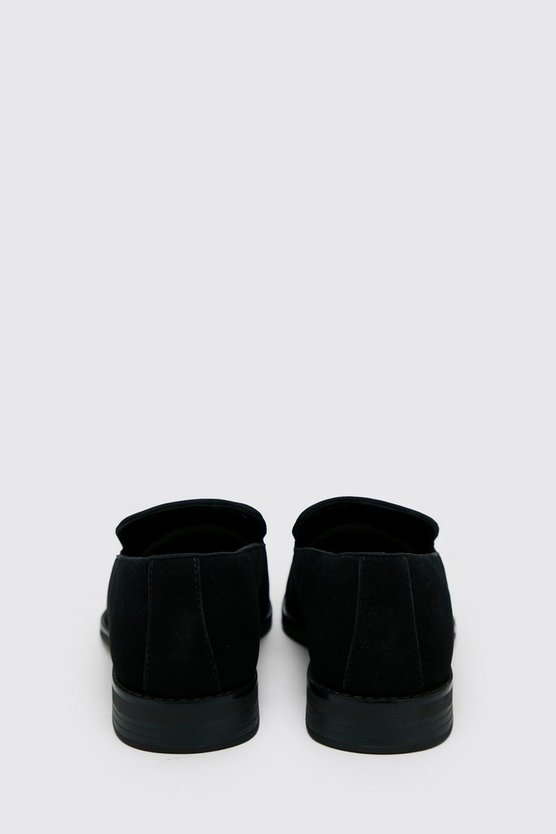 Loafer aus Wildlederimitat