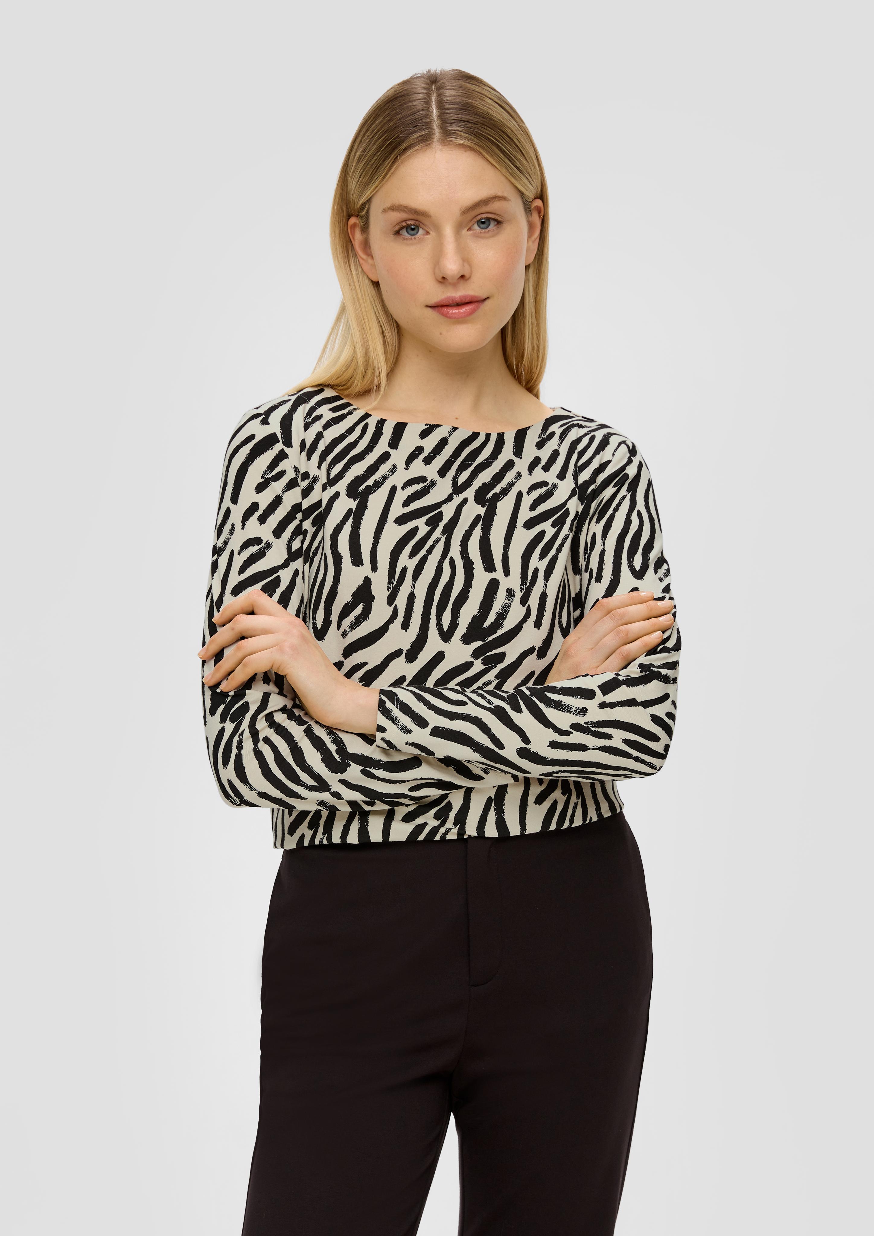 Langarmshirt aus Viskose  2139616-82A4