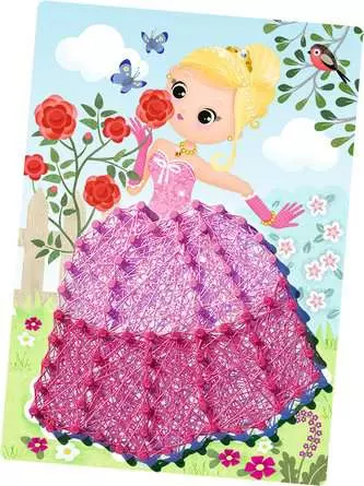 String Art Prinzessin - Bastelset für Kinder ab 6 Jahren