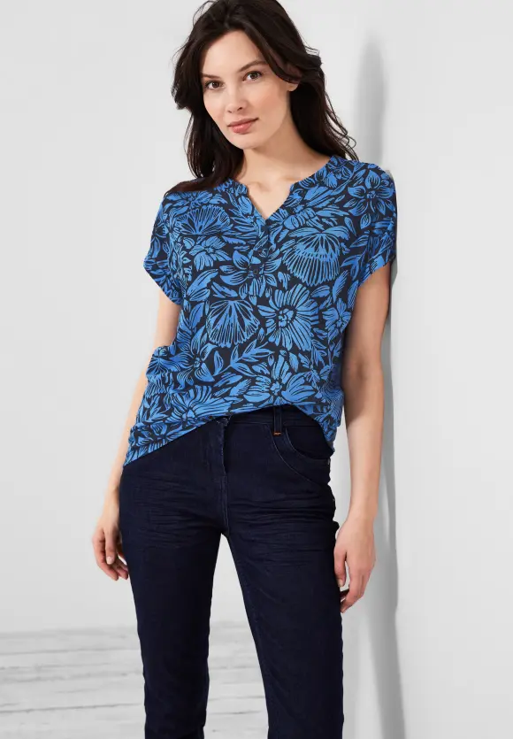 CECIL T-Shirt mit Blumenmuster