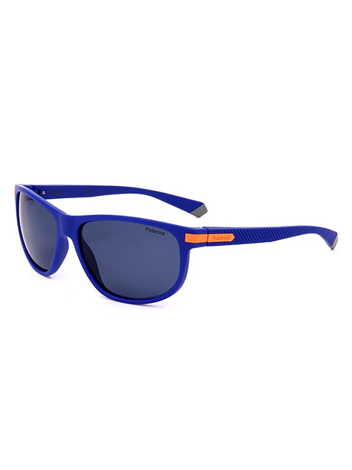 Polaroid Herren-Sonnenbrille in Blau günstig kaufen 58