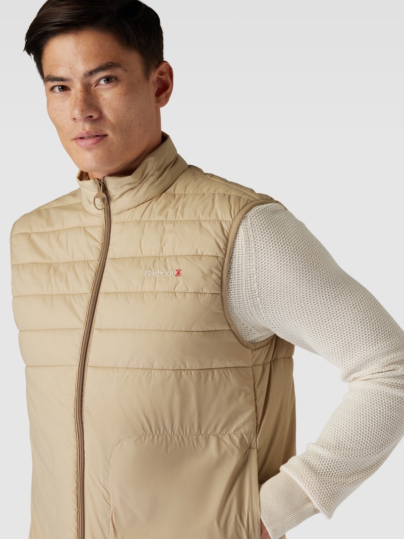 Steppweste mit Zweiwege-Reißverschluss Modell 'SHORELINE GILET' in weiß