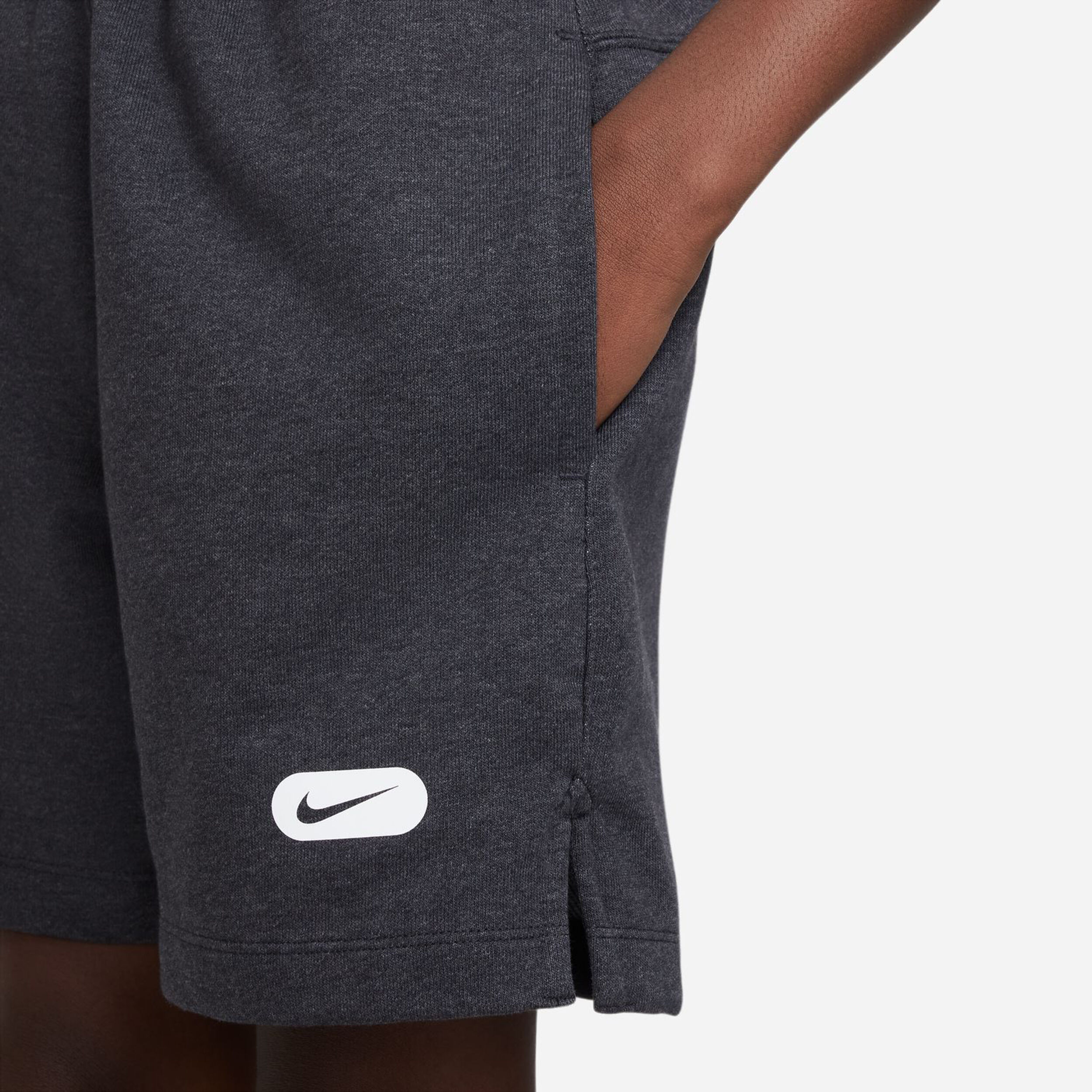 Dri-Fit Fleece Training Shorts Jungen - Schwarz