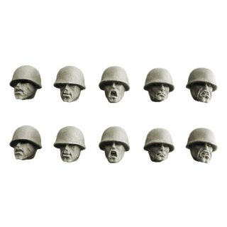 Guards Heads in M1 Helmets
