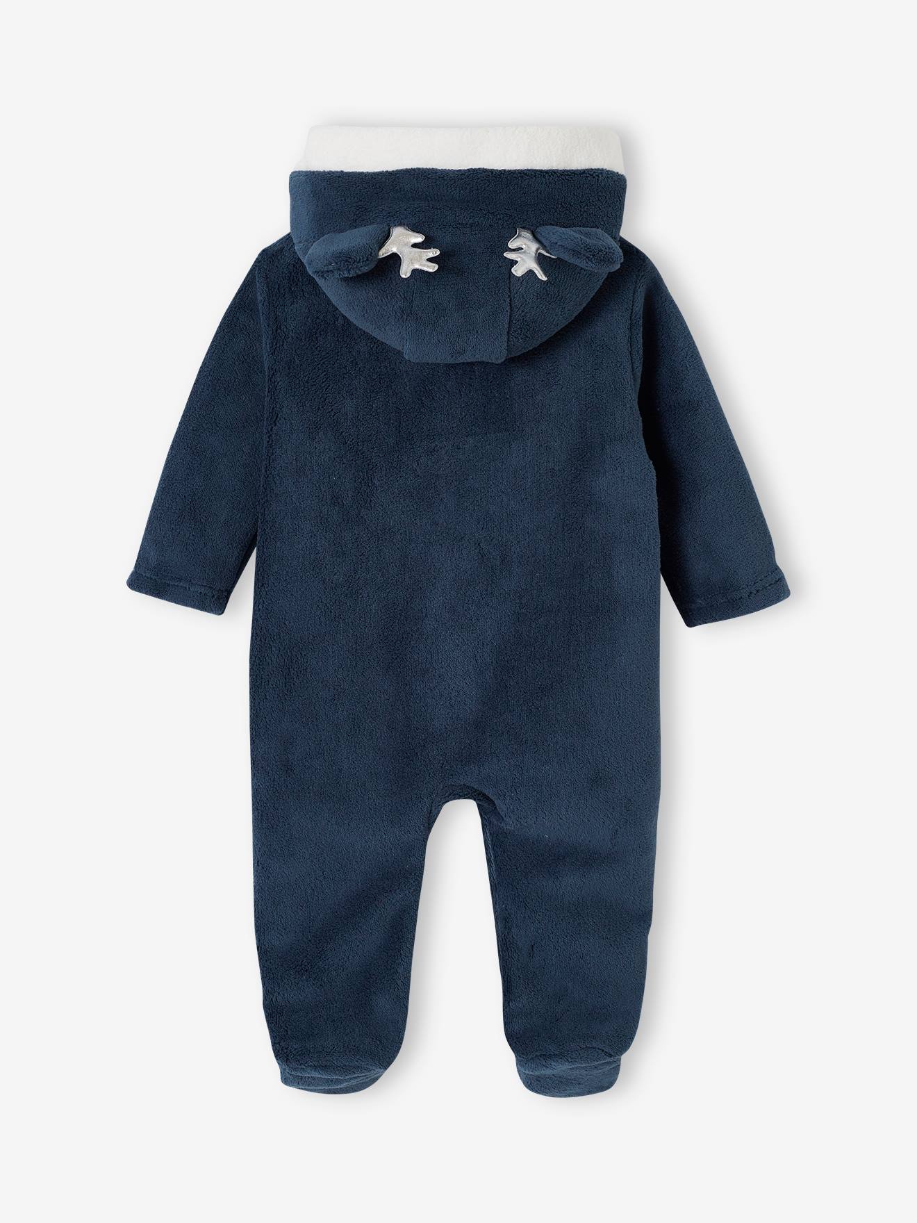 Mickey Weihnachtlicher Kinder Baby Overall Disney MICKY MAUS - marine
