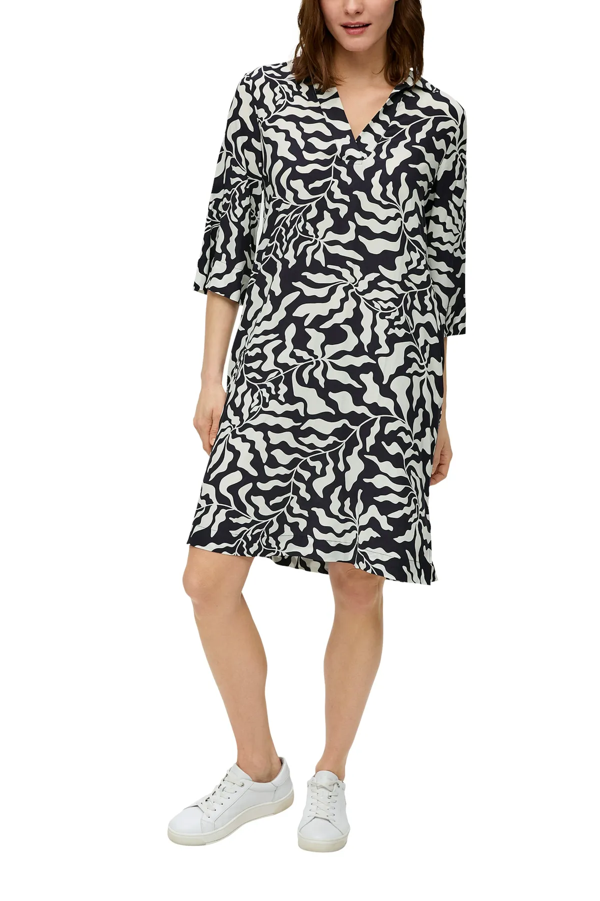 s.Oliver  Lässiges Kleid mit Allover-Print