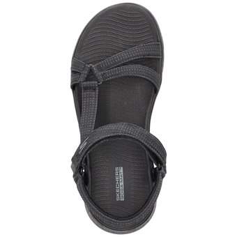 Skechers Go Walk Flex Sandal in schwarz
