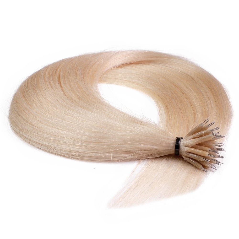hair2heart Extensions à froid Nanoring Premium cheveux naturels #20 Blond cendré 0.5g extensions