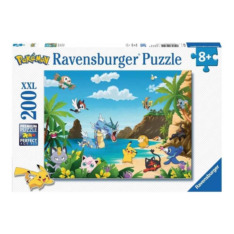 Puzzle Attrapez-les tous Pokemon 200 pièces XXL