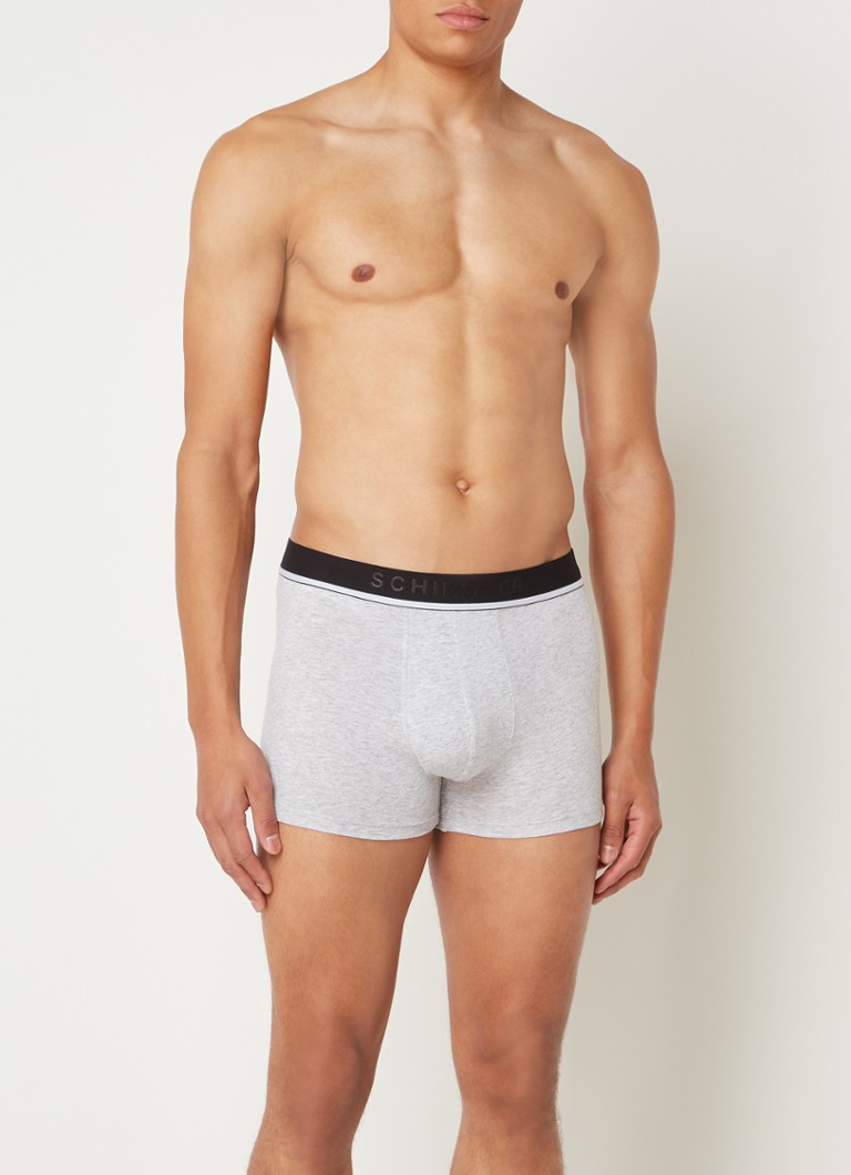 Pantaloni scurți boxer Schiesser cu bandă cu logo în talie, set de 3
