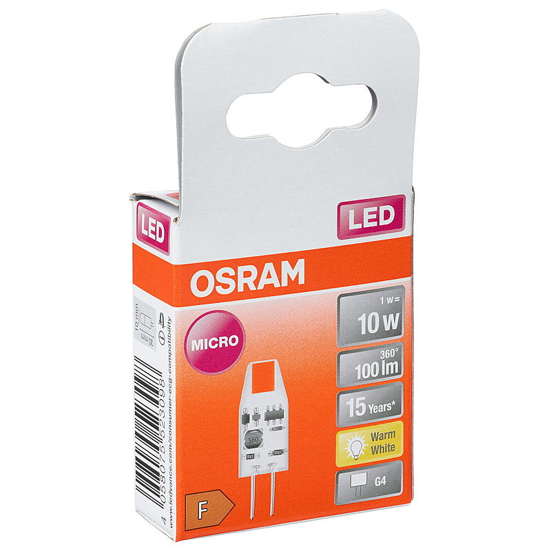 Osram Lyspære LED 100 lm Micro G4 Osram
