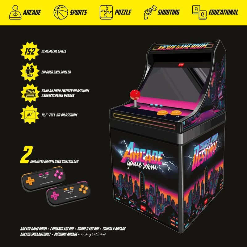 Minimáquina recreativa - Sala de juegos arcade