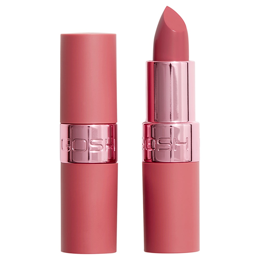 gosh copenhagen Luxury Rose Lips Rouge à lèvres hydratant texture satinée